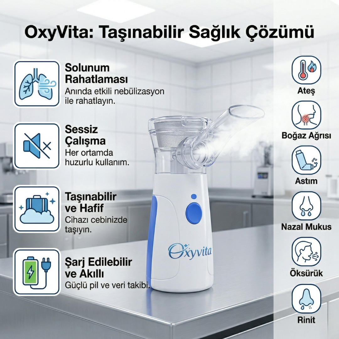 Taşınabilir Mesh Nebulizatör